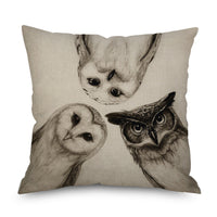 HKM-573203 Linen Pillowcase – Modern Simple Design, 45cm x 45cm, Multiple Colors Available