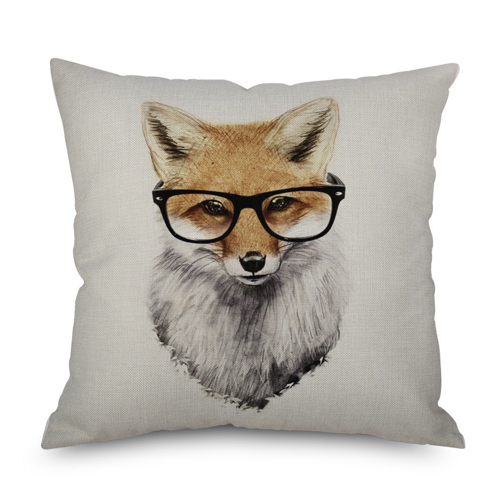 HKM-573203 Linen Pillowcase – Modern Simple Design, 45cm x 45cm, Multiple Colors Available