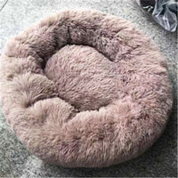 HKM-573203 Round Long Hairy Autumn And Winter Nest Pad Cat Mattress