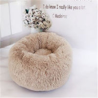 HKM-573203 Round Long Hairy Autumn And Winter Nest Pad Cat Mattress