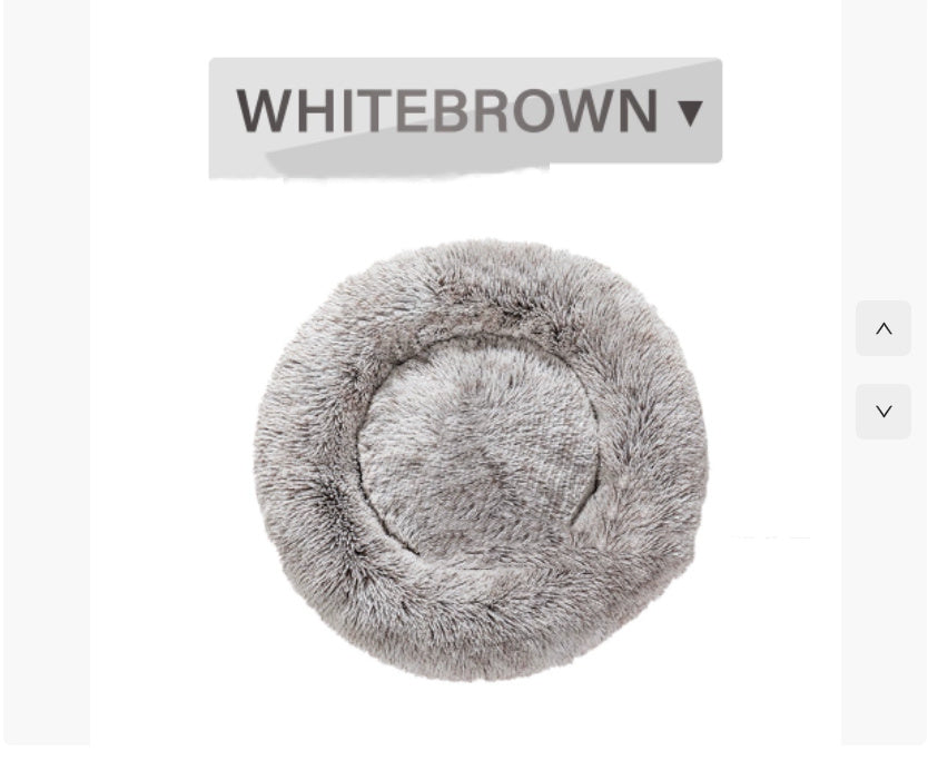 HKM-573203 Round Long Hairy Autumn And Winter Nest Pad Cat Mattress