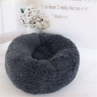 HKM-573203 Round Long Hairy Autumn And Winter Nest Pad Cat Mattress