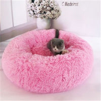 HKM-573203 Round Long Hairy Autumn And Winter Nest Pad Cat Mattress