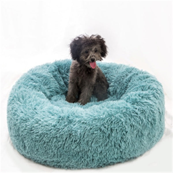 HKM-573203 Round Long Hairy Autumn And Winter Nest Pad Cat Mattress