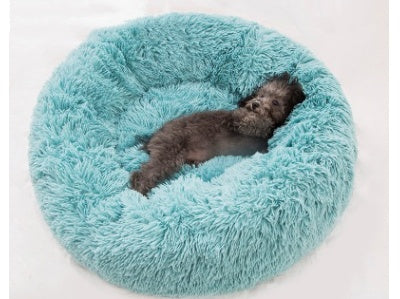 HKM-573203 Round Long Hairy Autumn And Winter Nest Pad Cat Mattress