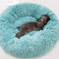 HKM-573203 Round Long Hairy Autumn And Winter Nest Pad Cat Mattress