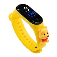 HKM-573331 Children's Cartoon Watch with World Time and 24-Hour Signal Function