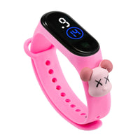 HKM-573331 Children's Cartoon Watch with World Time and 24-Hour Signal Function