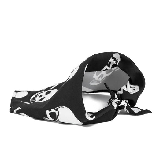 HKM-573523 Halloween Skull Dog Triangle Scarf Towel - Polyester, 65x45cm