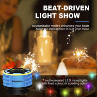 HKM-573523 Portable Bluetooth Speaker with 8W Output, 730mAh Battery, and 8 Hours Playback Time