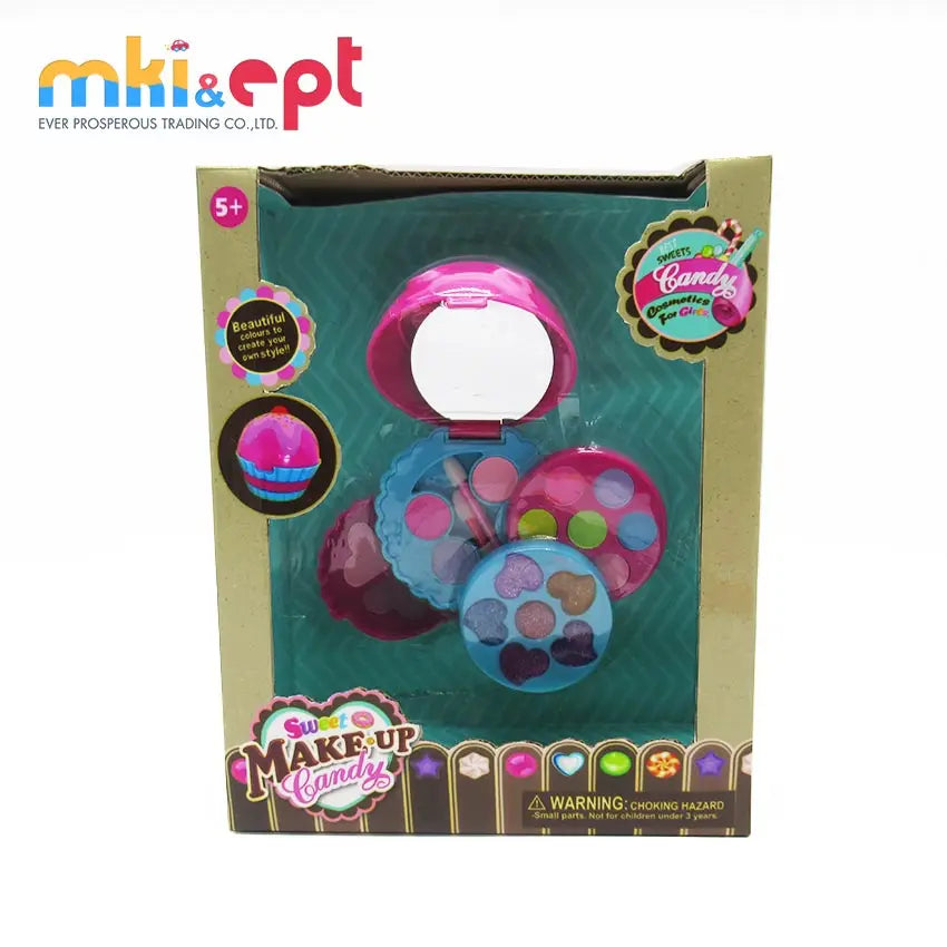 KTX-573651 Kids Washable Makeup Set for Girls Age 5-7 - Fun Pretend Play Cosmetics Toys