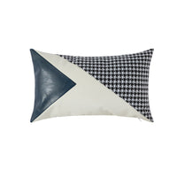 HKM-573715 Modern Plain PU Leather Cushion Cover for Living Room Décor