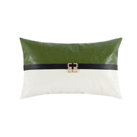 HKM-573715 Modern Plain PU Leather Cushion Cover for Living Room Décor