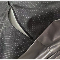 HKM-573779 Large Dog Pet Nest in Khaki and Dark Gray Dot Style, 124x30CM