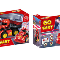 HKM-573779 Remote Control Cartoon Car for Kids - Rechargeable 2.4G RC Bumper Car for Indoor and Outdoor Fun