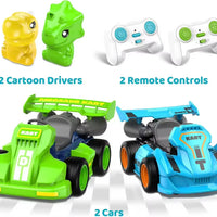 HKM-573779 Remote Control Cartoon Car for Kids - Rechargeable 2.4G RC Bumper Car for Indoor and Outdoor Fun