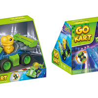 HKM-573779 Remote Control Cartoon Car for Kids - Rechargeable 2.4G RC Bumper Car for Indoor and Outdoor Fun