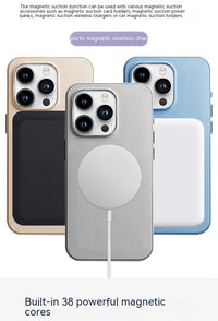 HKM-573907 Magnetic Protective Phone Case with Flannel Sleeve in Multiple Colors