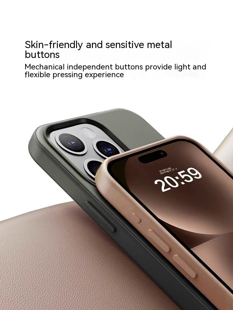 HKM-573907 Magnetic Protective Phone Case with Flannel Sleeve in Multiple Colors