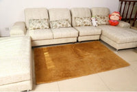HKM-573971 Silk Wool Blend Carpet for Bedroom and Living Room, Soft and Smooth Finish