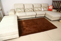 HKM-573971 Silk Wool Blend Carpet for Bedroom and Living Room, Soft and Smooth Finish