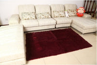 HKM-573971 Silk Wool Blend Carpet for Bedroom and Living Room, Soft and Smooth Finish