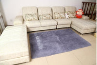 HKM-573971 Silk Wool Blend Carpet for Bedroom and Living Room, Soft and Smooth Finish