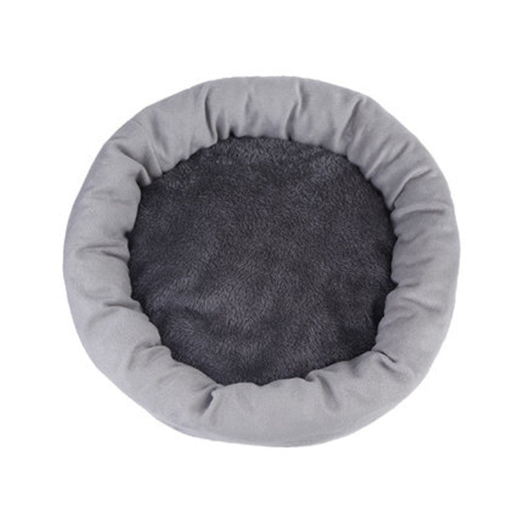 HKM-574099 Soft and Cozy Pet Bed with Pp Cotton Filling - Available in Light Gray and Pink