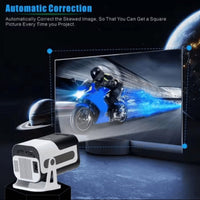 HKM-574163 Compact LED Multimedia Projector with High-Definition Viewing and Built-in Stereo Speakers
