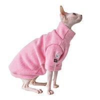 HKM-574227 Warm Wool Cat Coat for Winter - Thickened and Cozy for Hairless Breeds, Multiple Sizes Available