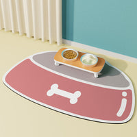 HKM-574355 Pet Feeding Mat Silicone Non-slip Waterproof Feeding Splash-proof Mat