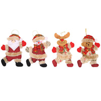 HKM-574419 Festive Cloth Christmas Tree Hanging Decoration - 18x13 CM, Lightweight and Versatile Accessory