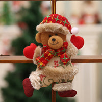 HKM-574419 Festive Cloth Christmas Tree Hanging Decoration - 18x13 CM, Lightweight and Versatile Accessory