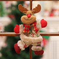 HKM-574419 Festive Cloth Christmas Tree Hanging Decoration - 18x13 CM, Lightweight and Versatile Accessory