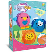 HKM-574547 Handmade DIY Animal Plush Doll Sewing Kit for Preschool - Educational Fabric Art Toy
