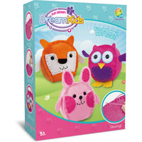 HKM-574547 Handmade DIY Animal Plush Doll Sewing Kit for Preschool - Educational Fabric Art Toy