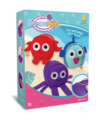 HKM-574547 Handmade DIY Animal Plush Doll Sewing Kit for Preschool - Educational Fabric Art Toy