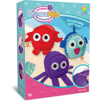HKM-574547 Handmade DIY Animal Plush Doll Sewing Kit for Preschool - Educational Fabric Art Toy