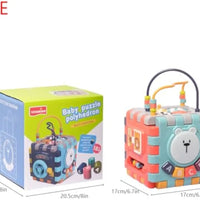 HKM-574611 Six-Sided Baby Activity Cube - Early Learning Polyhedron Play Toy for Cognitive Development
