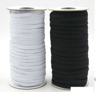 HKM-574803 Walking Horse Elastic Band - Durable Polypropylene & Latex - 1.2 cm Width, 12 mm Diameter, Available in White and Black (91 Meters)