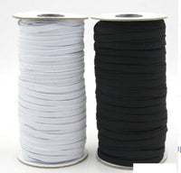 HKM-574803 Walking Horse Elastic Band - Durable Polypropylene & Latex - 1.2 cm Width, 12 mm Diameter, Available in White and Black (91 Meters)