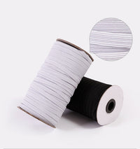 HKM-574803 Walking Horse Elastic Band - Durable Polypropylene & Latex - 1.2 cm Width, 12 mm Diameter, Available in White and Black (91 Meters)