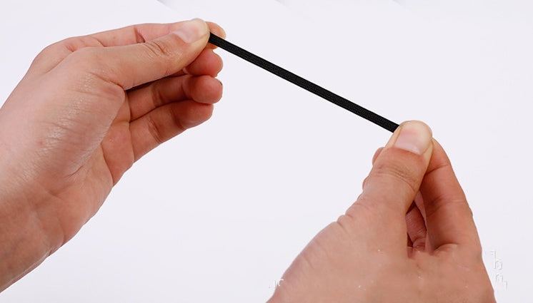HKM-574803 Walking Horse Elastic Band - Durable Polypropylene & Latex - 1.2 cm Width, 12 mm Diameter, Available in White and Black (91 Meters)