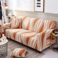 HKM-574867 Multifunctional Stretch Sofa Cover in Pastoral Plant Pattern