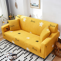 HKM-574867 Multifunctional Stretch Sofa Cover in Pastoral Plant Pattern