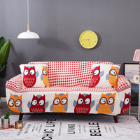 HKM-574867 Multifunctional Stretch Sofa Cover in Pastoral Plant Pattern