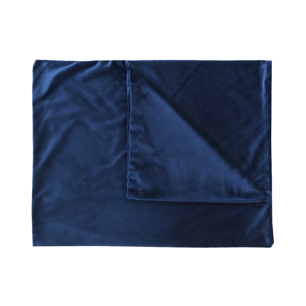 HKM-574931 Solid Color Rectangular Pillow Cover - Soft Plush Cushion Case for Living Room & Bedroom