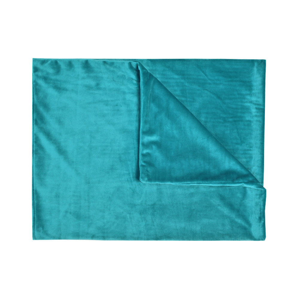HKM-574931 Solid Color Rectangular Pillow Cover - Soft Plush Cushion Case for Living Room & Bedroom