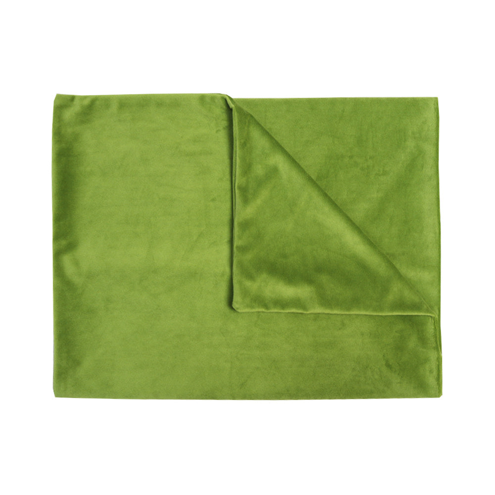 HKM-574931 Solid Color Rectangular Pillow Cover - Soft Plush Cushion Case for Living Room & Bedroom