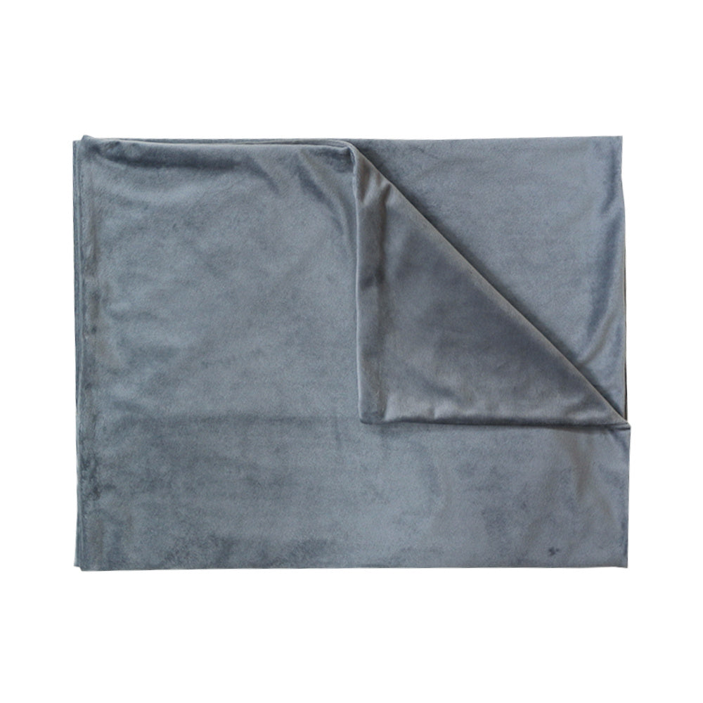 HKM-574931 Solid Color Rectangular Pillow Cover - Soft Plush Cushion Case for Living Room & Bedroom